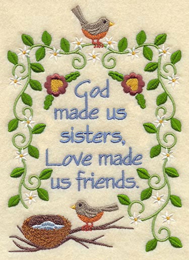 God Made Us Sisters Sampler