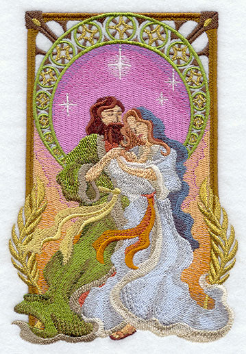 Nativity Mary, Joseph, and Jesus