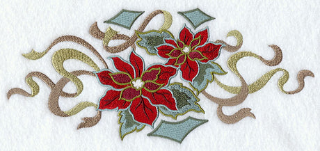 Art Nouveau Poinsettia Spray