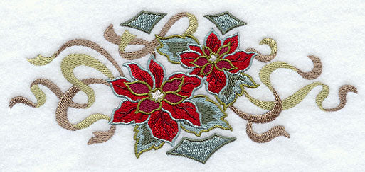 Art Nouveau Poinsettia Spray