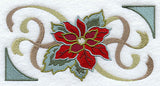 Art Nouveau Poinsettia Border