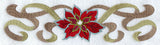 Art Nouveau Poinsettia Thin Border