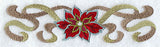 Art Nouveau Poinsettia Thin Border