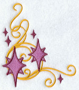 Art Nouveau Shining Stars Corner