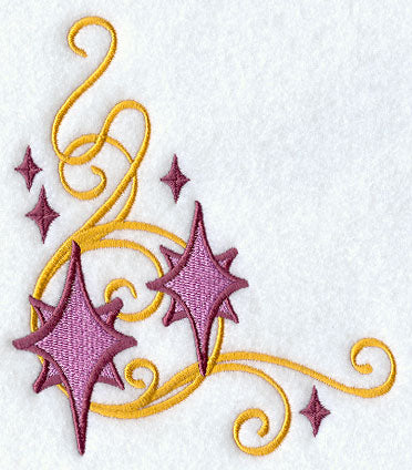 Art Nouveau Shining Stars Corner