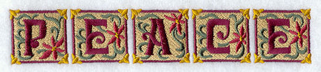 Art Nouveau Tidings - Peace