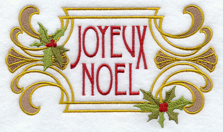 Joyeux Noel - Art Nouveau