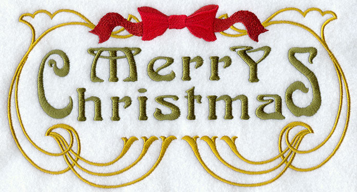 Merry Christmas - Art Nouveau