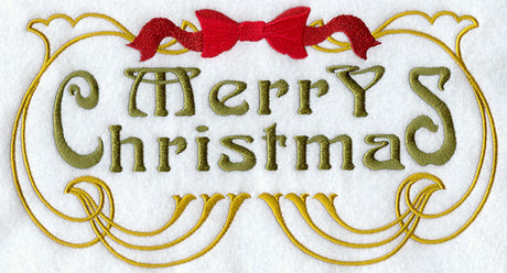 Merry Christmas - Art Nouveau