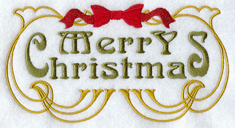 Merry Christmas - Art Nouveau