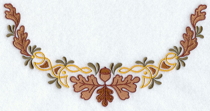 Celtic Oak Leaf Neckline (Crewneck)