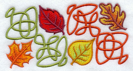 Celtic Leaves Border