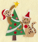 Santa's Circus Train - Monkey and Kitty