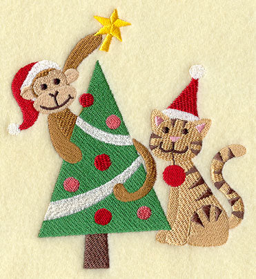 Santa's Circus Train - Monkey and Kitty