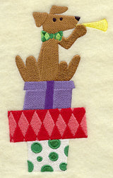 Santa's Circus Train - Dog and Presents