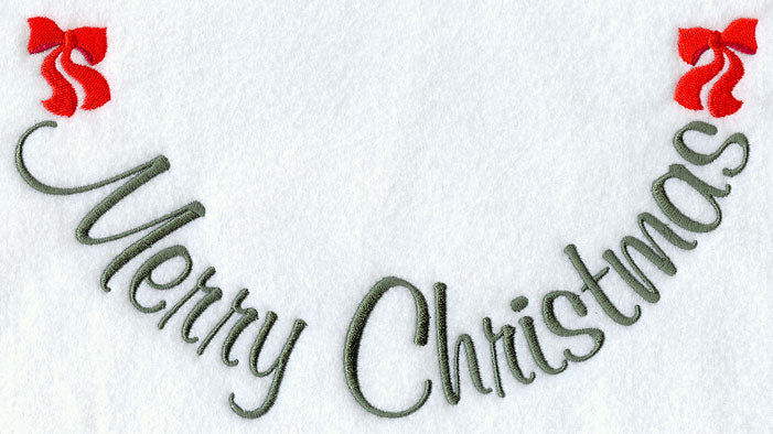 Merry Christmas Neckline (Crewneck)