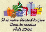 More Blessed to Give