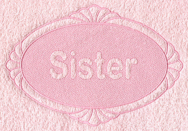Sister (Embossed)