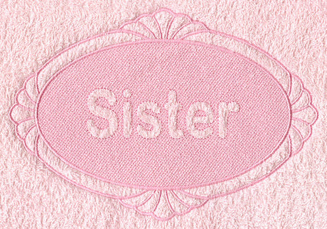 Sister (Embossed)