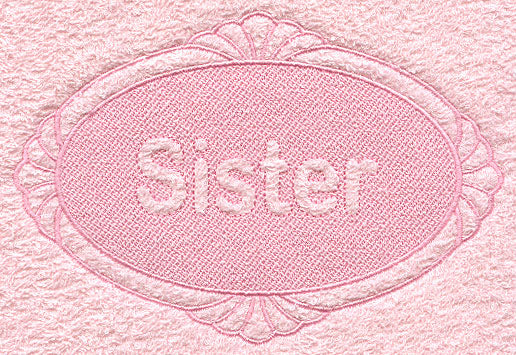 Sister (Embossed)