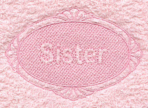 Sister (Embossed)