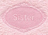 Sister (Embossed)