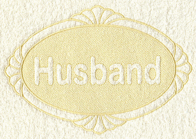 Husband (Embossed)