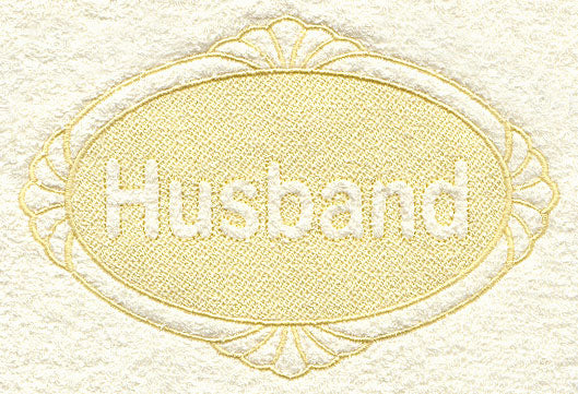 Husband (Embossed)