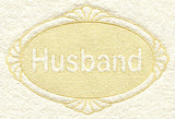 Husband (Embossed)