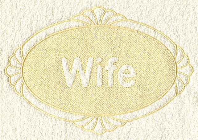 Wife (Embossed)