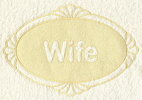 Wife (Embossed)