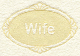 Wife (Embossed)