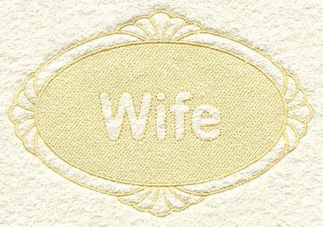 Wife (Embossed)