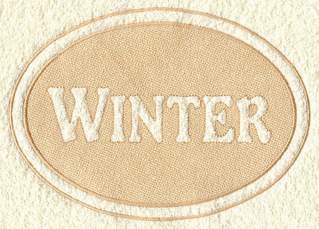 Winter (Embossed)