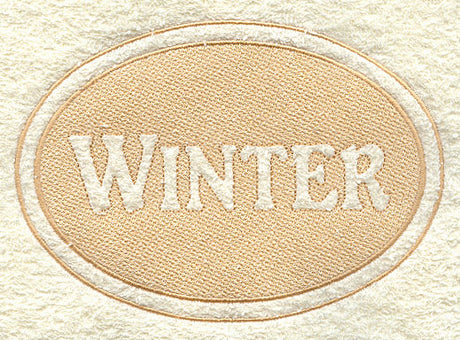 Winter (Embossed)