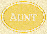 Aunt (Embossed)