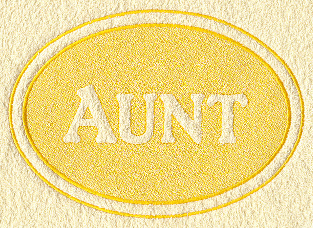 Aunt (Embossed)