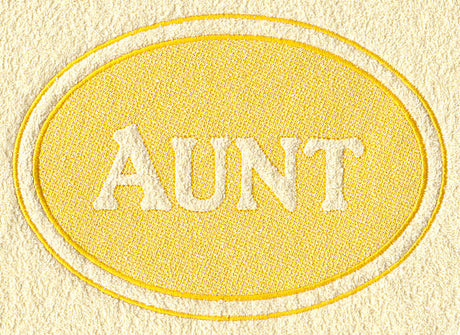 Aunt (Embossed)