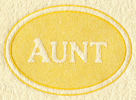 Aunt (Embossed)