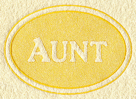 Aunt (Embossed)