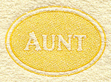 Aunt (Embossed)