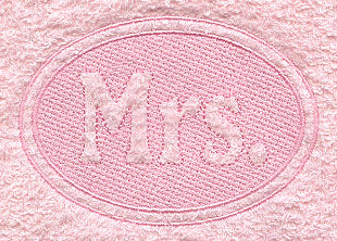 Mrs. (Embossed)