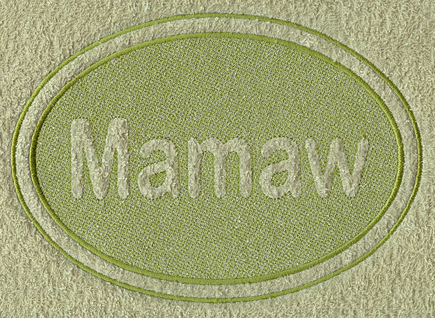 Mamaw (Embossed)