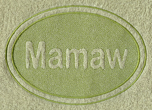 Mamaw (Embossed)