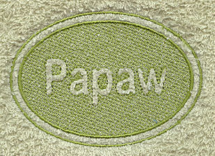 Papaw (Embossed)