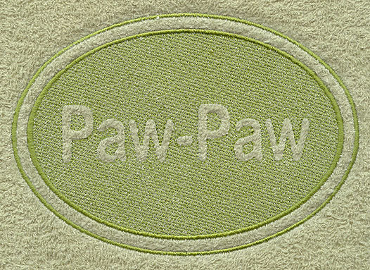 Paw-Paw (Embossed)