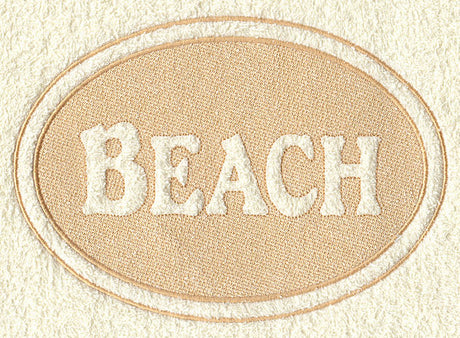 Beach (Embossed)