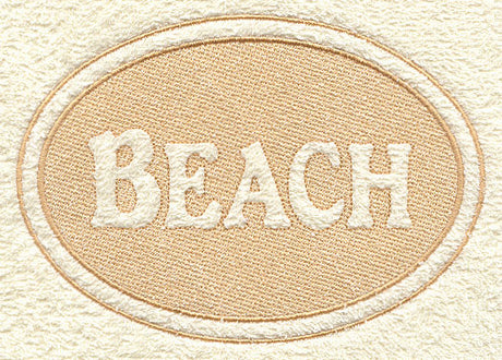 Beach (Embossed)