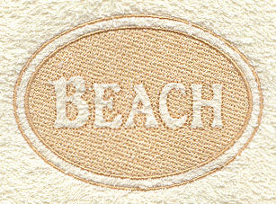 Beach (Embossed)