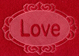 Love (Embossed)